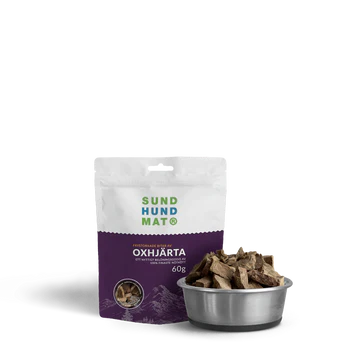 Oxhjärta Sund Hundmat 60 g